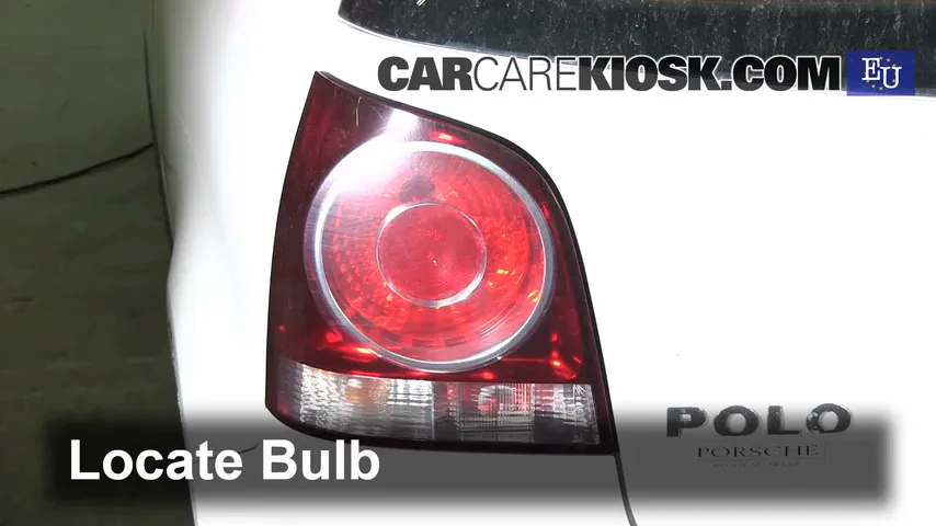 2006 Volkswagen Polo E 1.2L 3 Cyl. Éclairage Feu stop (remplacer ampoule)